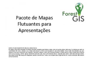 Pacote de Mapas Flutuantes para Apresentaes COMO UTILIZAR