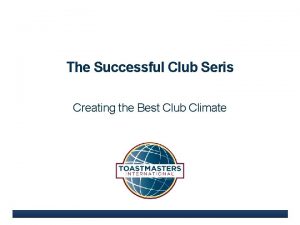 The Successful Club Seris Creating the Best Club