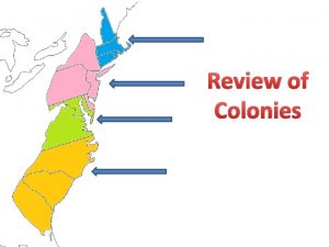 Review of Colonies New England Plymouth Pilgrims Separatists