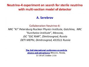 Neutrino4 experiment on search for sterile neutrino with