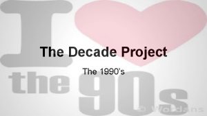 The Decade Project The 1990s Photoshop 1990 Photoshop