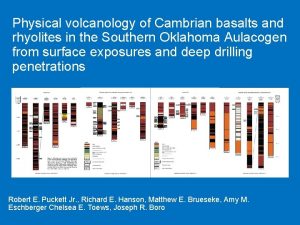 Physical volcanology of Cambrian basalts and rhyolites in