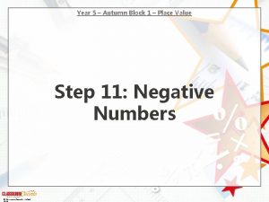 Year 5 Autumn Block 1 Place Value Step