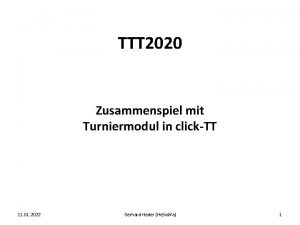 TTT 2020 Zusammenspiel mit Turniermodul in clickTT 11