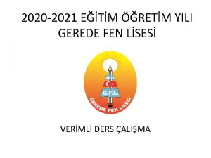 2020 2021 ETM RETM YILI GEREDE FEN LSES