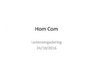 Hom Com Ledenvergadering 24102016 Cybercriminaliteit 491 641 Belgen