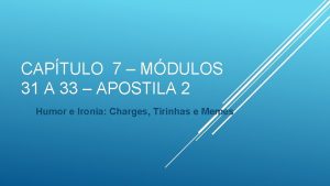 CAPTULO 7 MDULOS 31 A 33 APOSTILA 2