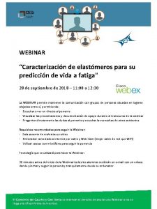 WEBINAR Caracterizacin de elastmeros para su prediccin de