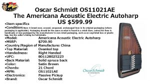 Oscar Schmidt OS 11021 AE The Americana Acoustic