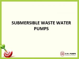 SUBMERSIBLE WASTE WATER PUMPS Mini Sewage Drainage Pumps