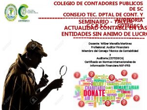 COLEGIO DE CONTADORES PUBLICOS DE SC CONSEJO TEC