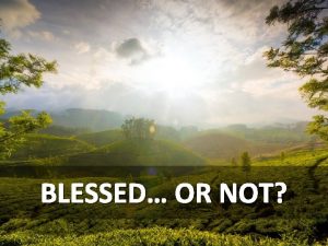 BLESSED OR NOT Why The Beatitudes Still Resonate