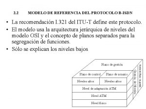 2 2 MODELO DE REFERENCIA DEL PROTOCOLO BISDN