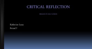 CRITICAL REFLECTION BREAKAWAY BY KELLY CLARKSON Katherine Luna