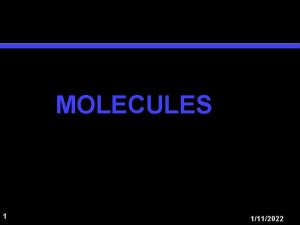 MOLECULES 1 1112022 Monomer vs polymer amino acid