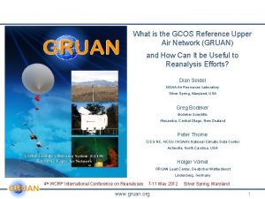 What is the GCOS Reference Upper Air Network