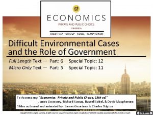 GWARTNEY STROUP SOBEL MACPHERSON Difficult Environmental Cases and