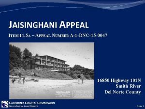 JAISINGHANI APPEAL ITEM 11 5 A APPEAL NUMBER