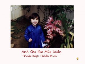 Anh Cho Em Ma Xun Trnh by Thin