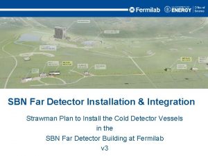 SBN Far Detector Installation Integration Strawman Plan to