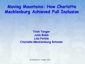Moving Mountains How Charlotte Mecklenburg Achieved Full Inclusion