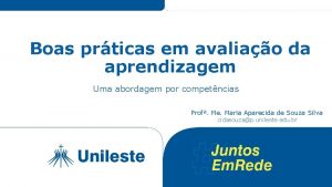 Boas prticas em avaliao da aprendizagem Uma abordagem