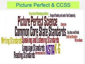 Picture Perfect CCSS Picture Perfect CCSS Reading Key