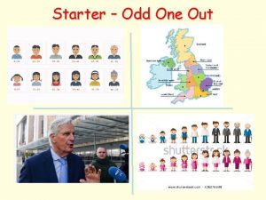 Starter Odd One Out Voting Behaviour Social Class