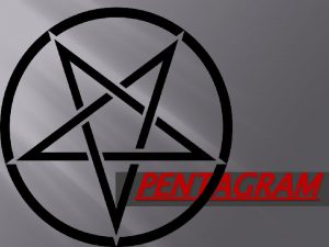 PENTAGRAM Pentagram je jednog poteza simbol koji se