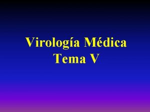 Virologa Mdica Tema V Los virus Concepto y