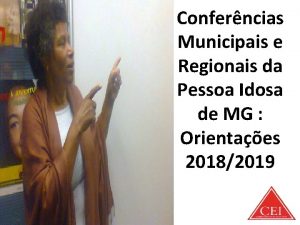 Conferncias Municipais e Regionais da Pessoa Idosa de