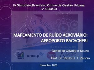 IV Simpsio Brasileiro Online de Gesto Urbana IV