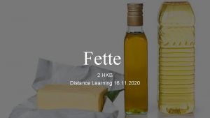 Fette 2 HKB Distance Learning 16 11 2020