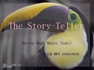 The StoryTeller Hector Hugh Munro Saki 10300120198 A