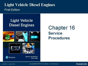 Light Vehicle Diesel Engines First Edition Chapter 16