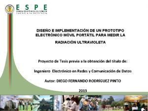 DISEO E IMPLEMENTACIN DE UN PROTOTIPO ELECTRNICO MVIL