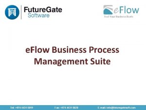 Feel Your Business Beats e Flow Business Process