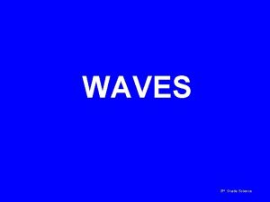 WAVES 8 th Grade Science JEOPARDY JEOPARDY Nature