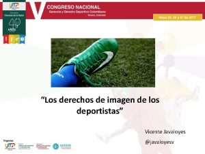 Los derechos de imagen de los deportistas Vicente