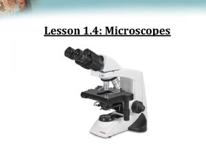 Lesson Overview Studying Life Lesson 1 4 Microscopes