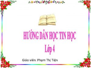 Gio vin Phm Th Tin CH 1 KHM