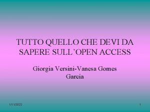 TUTTO QUELLO CHE DEVI DA SAPERE SULLOPEN ACCESS