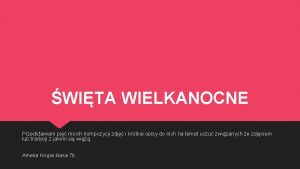 WITA WIELKANOCNE Przedstawiam pi moich kompozycji zdj i