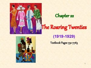 Chapter 22 The Roaring Twenties 1919 1929 Textbook