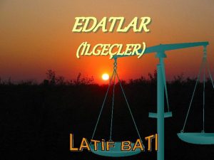 EDATLAR LGELER n n n n n Btn