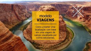 N Q modelo VIAGENS Como projetar uma localizao