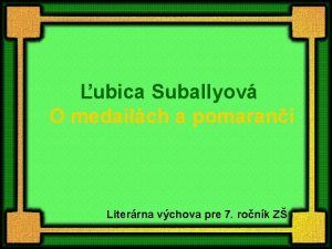 Lubica suballyova