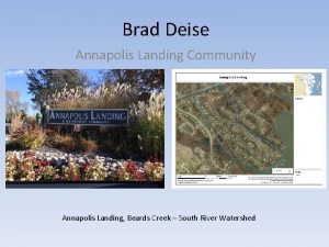 Brad Deise Annapolis Landing Community Annapolis Landing Beards