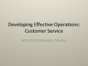 Aqa customer service