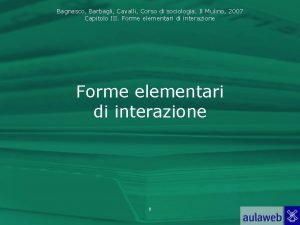 Bagnasco Barbagli Cavalli Corso di sociologia Il Mulino